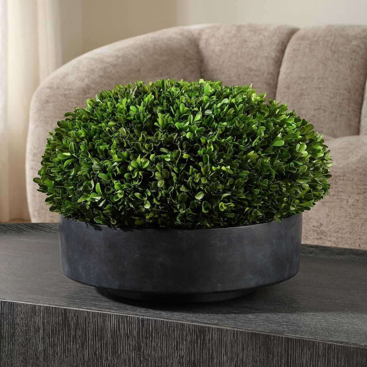 Faux Boxwood Sphere