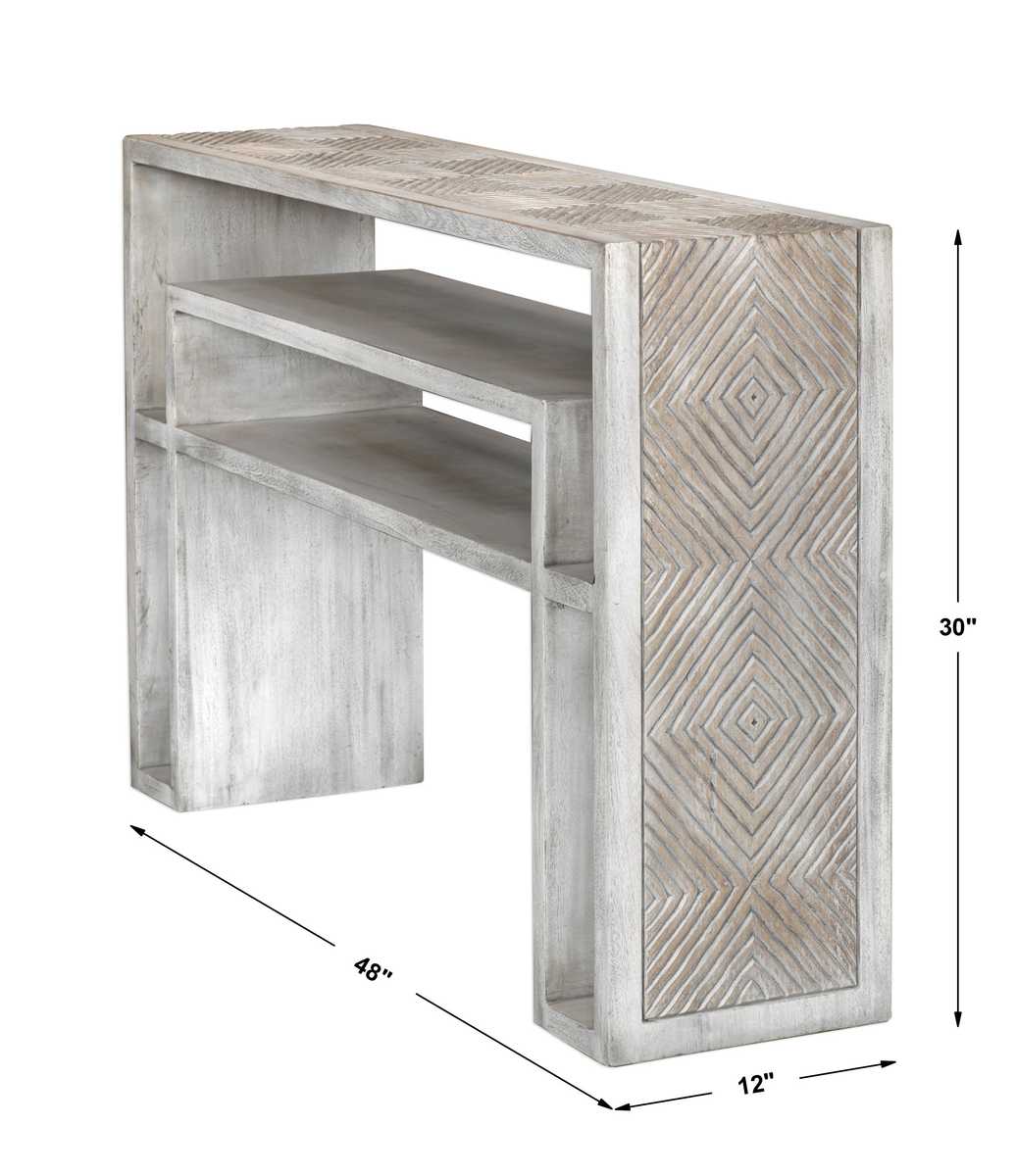 Geometric Console Table