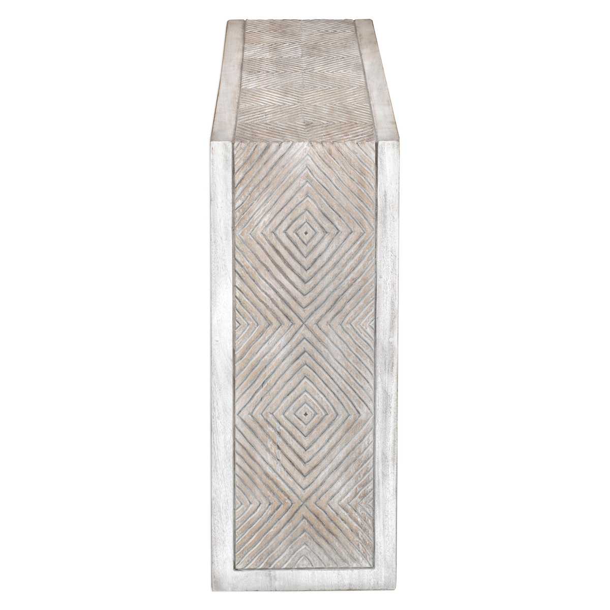 Geometric Console Table