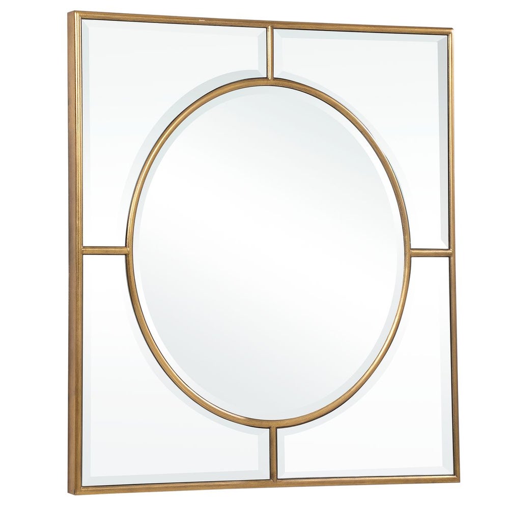 Gold Shaped Mirror.