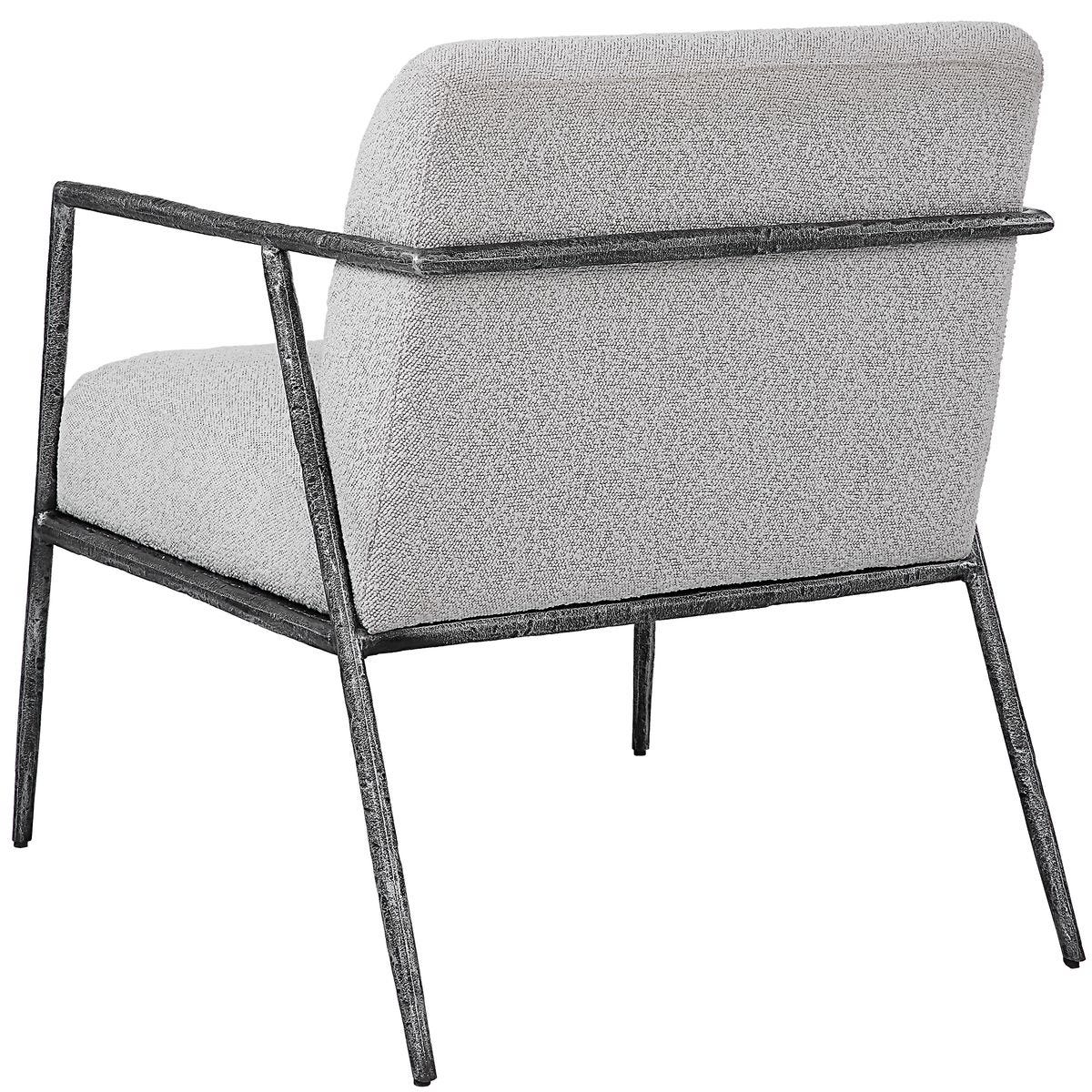 Gray Boucle Chair