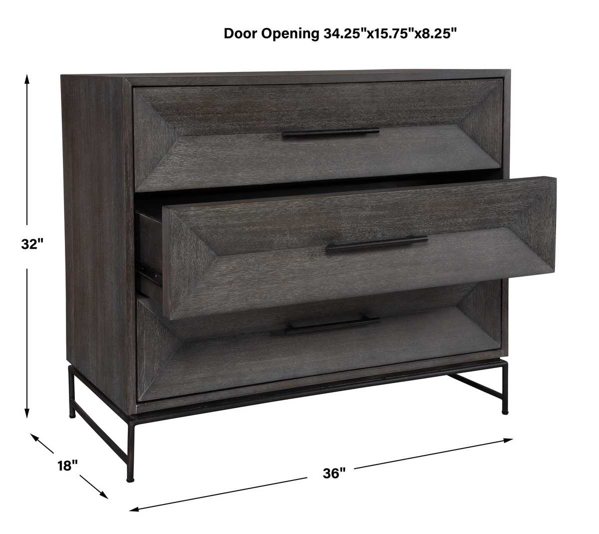 Gray Dresser.