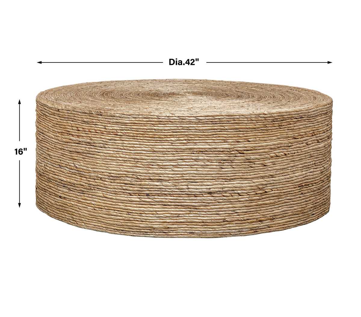 Round Coastal Coffee Table