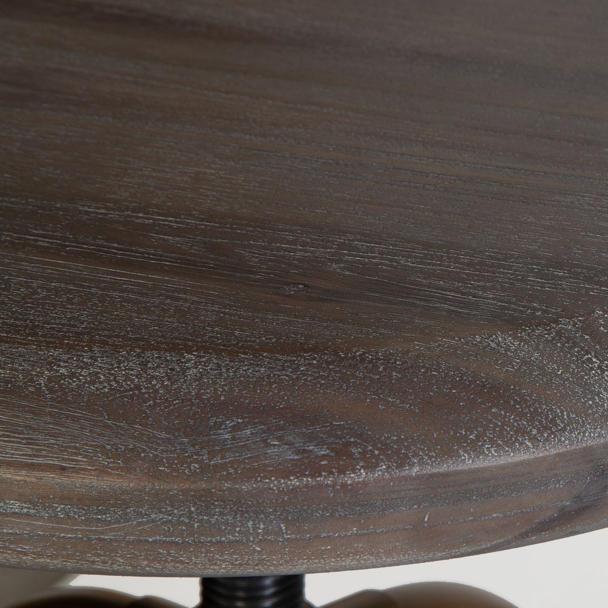 Adjustable Height Counter Stool | Brushed Brass Base | Acacia Wood Top