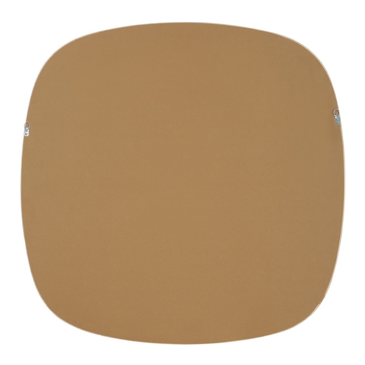 A square replacement screen glass with rounded corners, finished in a warm tan or light brown color, shown against a plain white background.