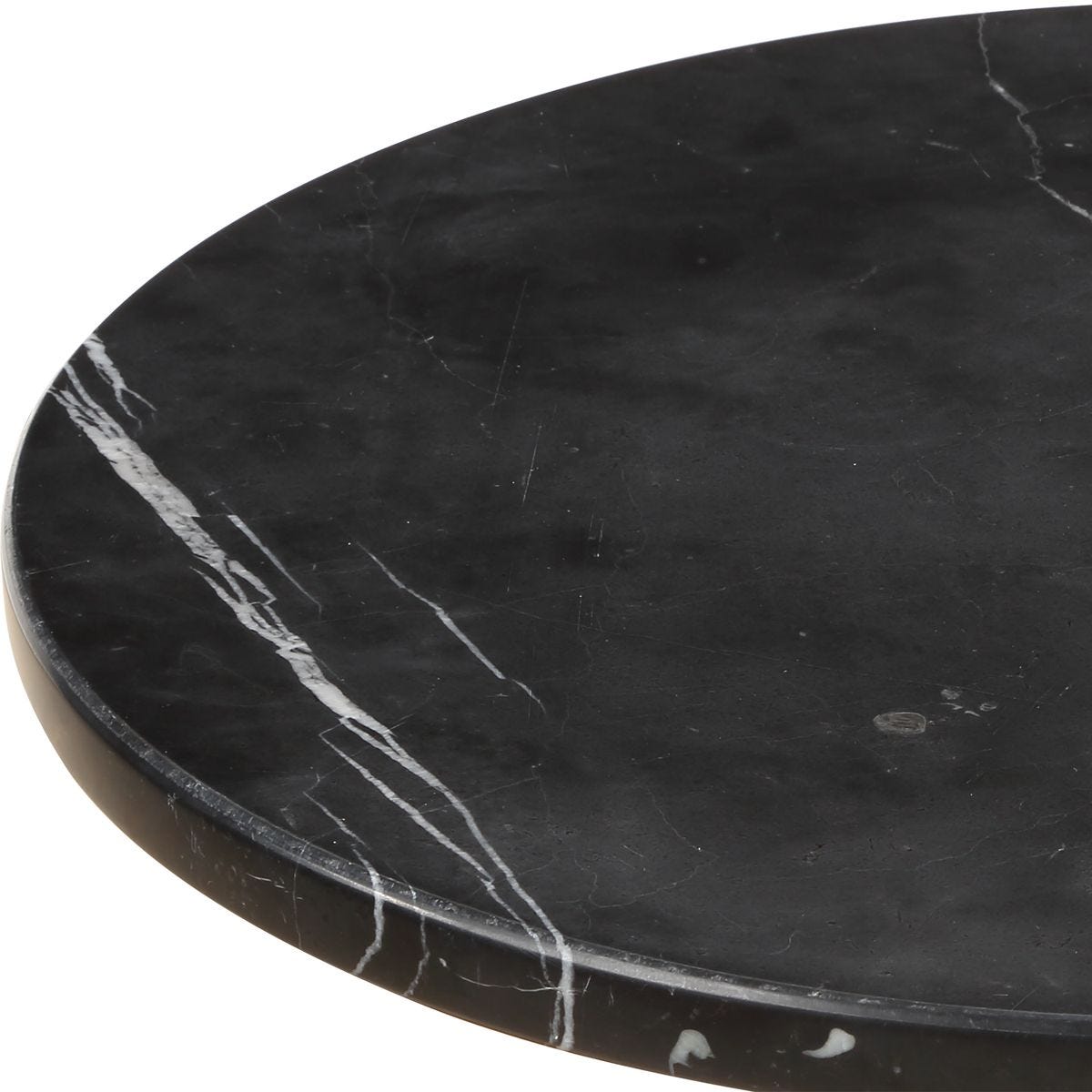 Marble And Brass Side Table
