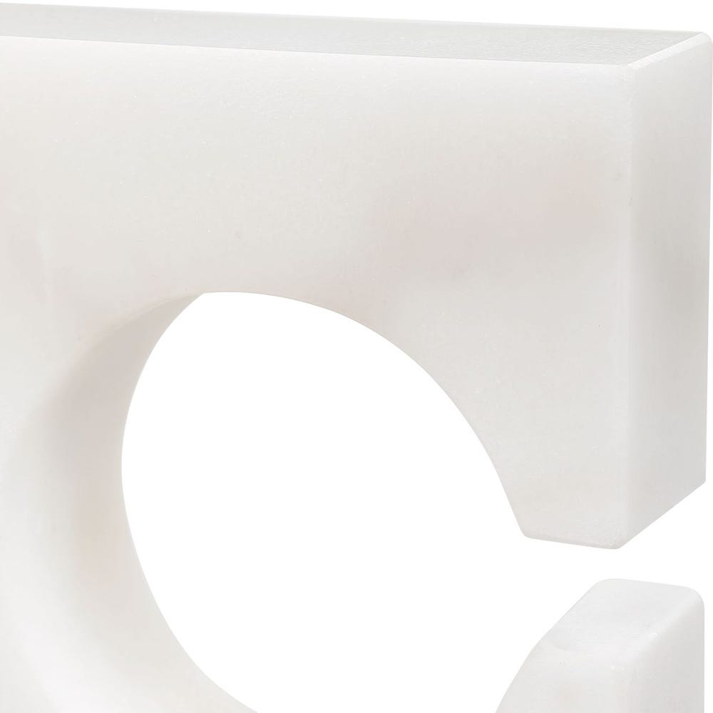 Marble bookend.