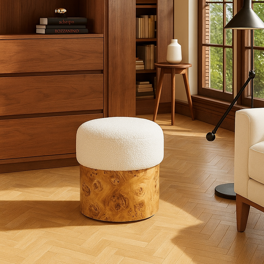 Mid Century Modern Ottoman.
