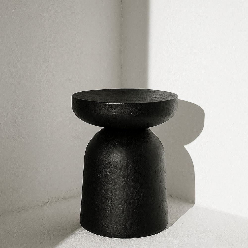 Minimalist Concrete accent table.
