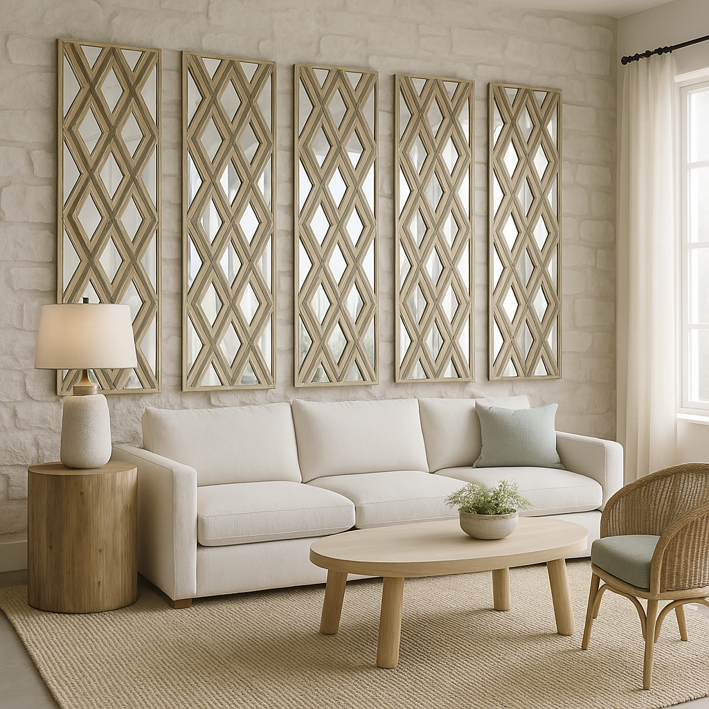 Mirrored Art Panels.