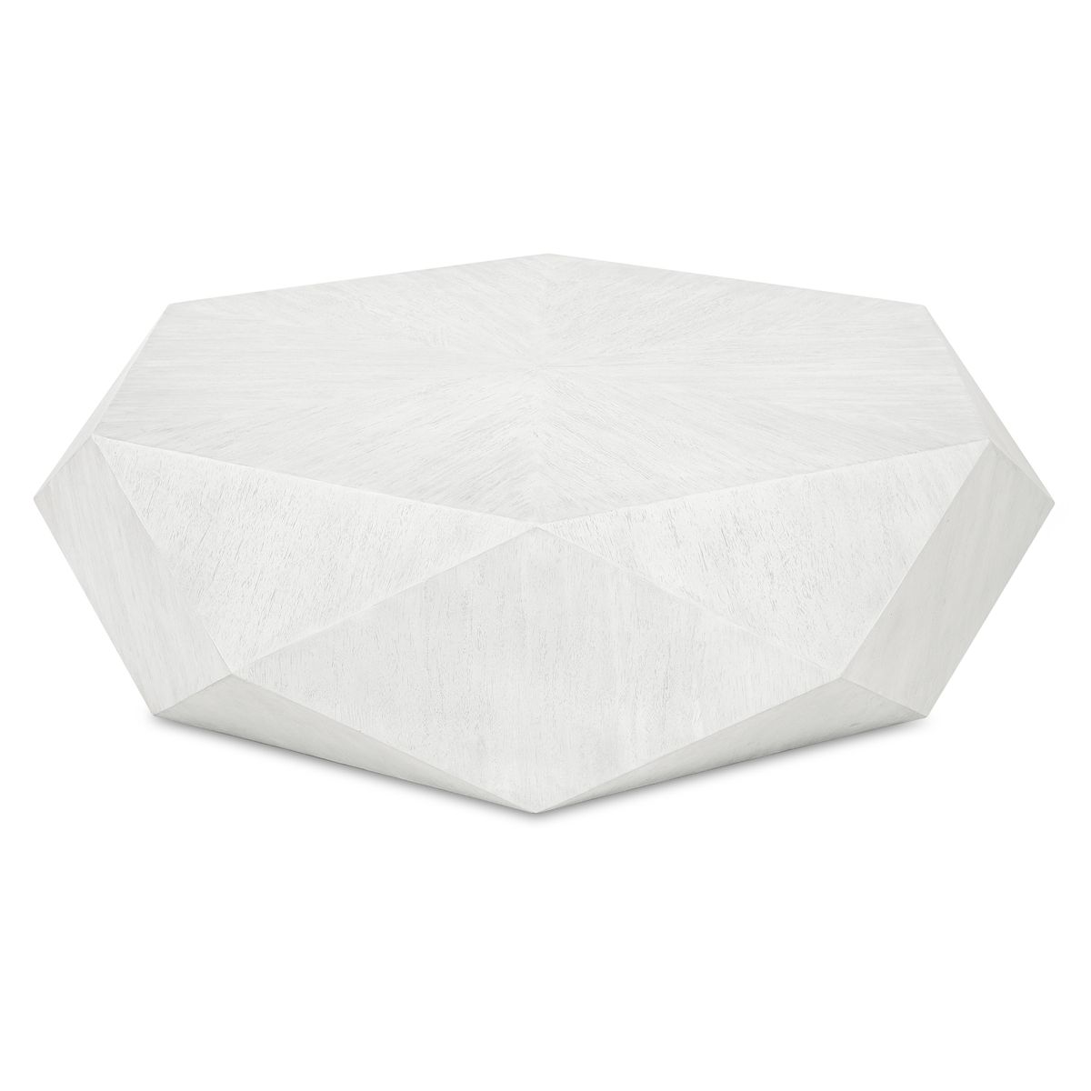 Modern white coffee table.