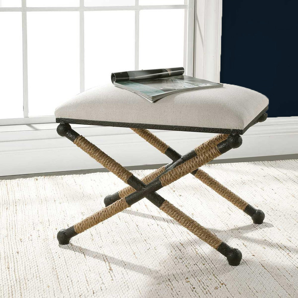 Nautical Ottoman
