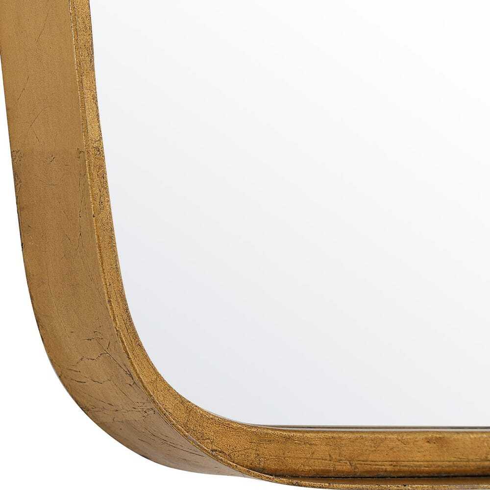 Close-up of a wooden frame corner on a white background