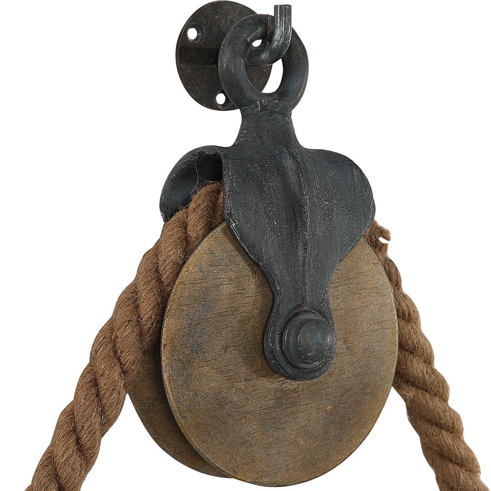 Pulley rope mirror.