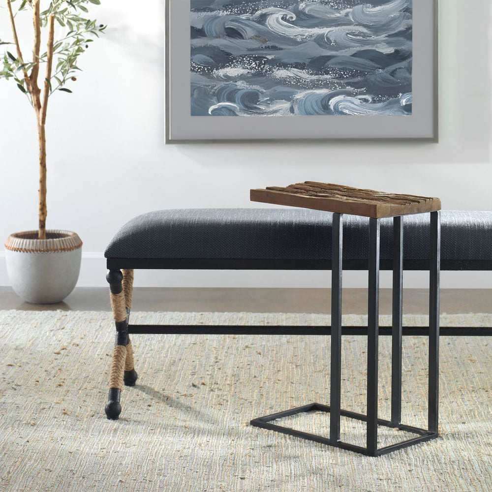 Reclaimed Wood C Table
