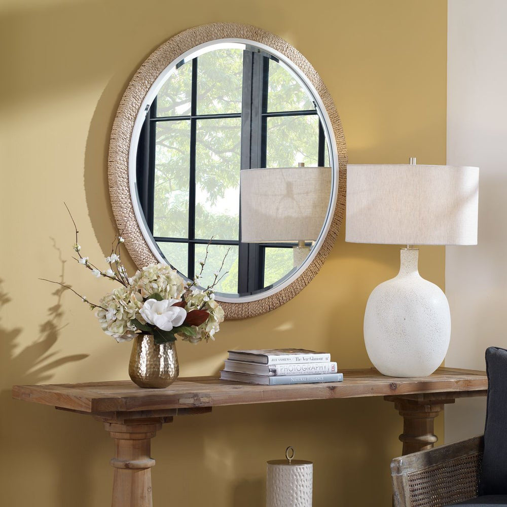 Round Coastal Mirror