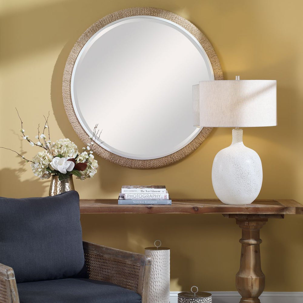Round Coastal Mirror