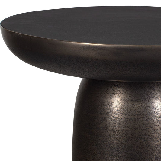 Round Metal Outdoor Pool Table.