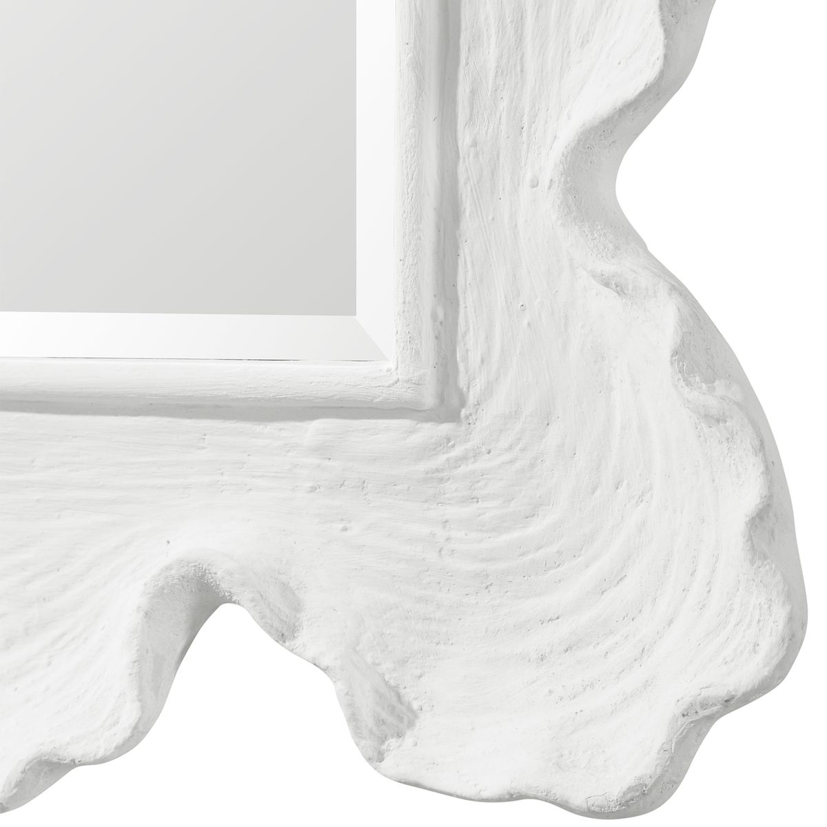 Sea Coral Mirror, White