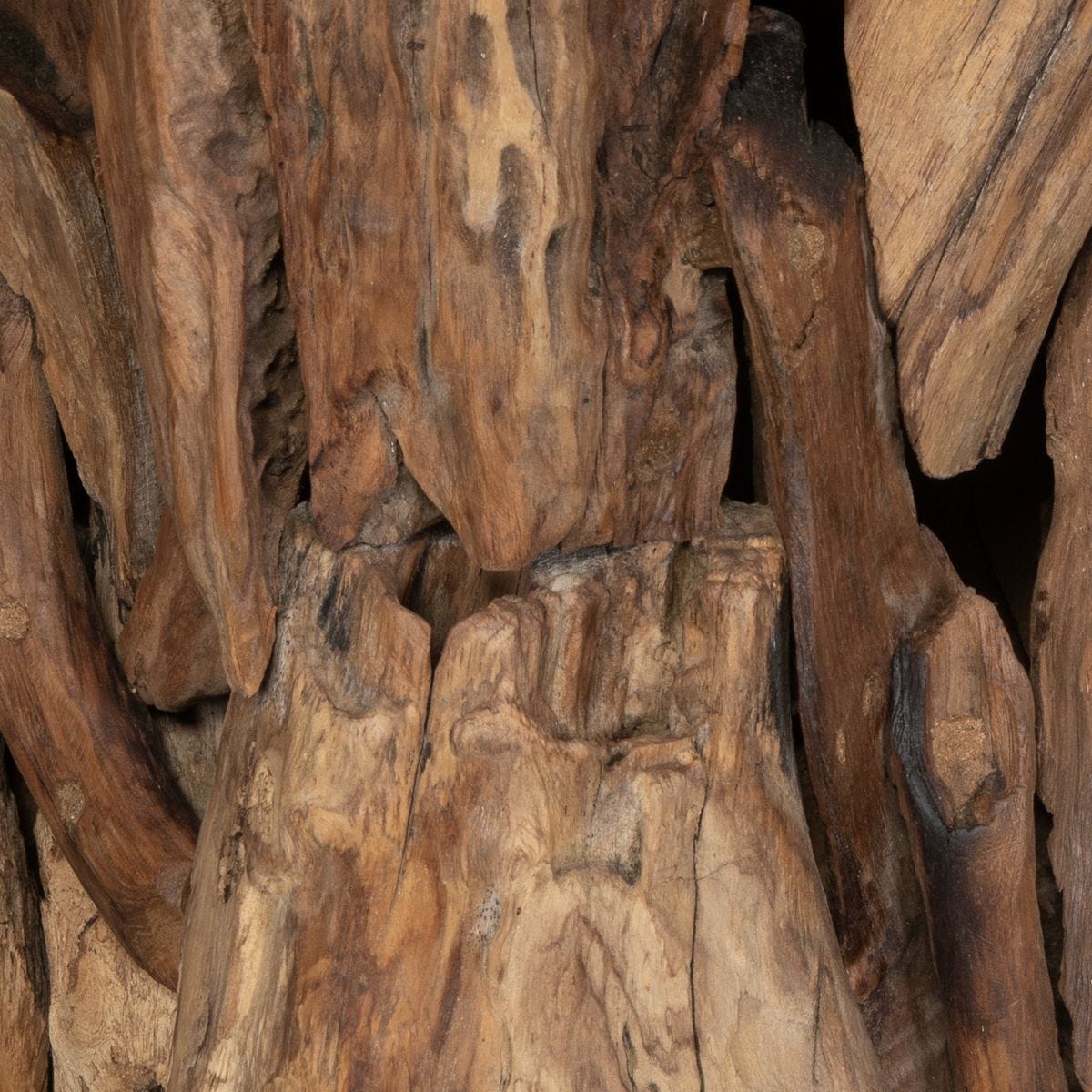Close-up of textured wooden surface with natural patterns