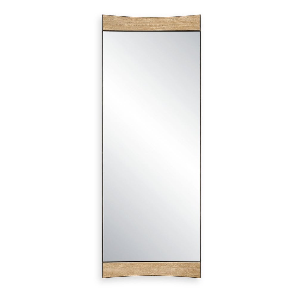 Travertine full length mirror Regular.