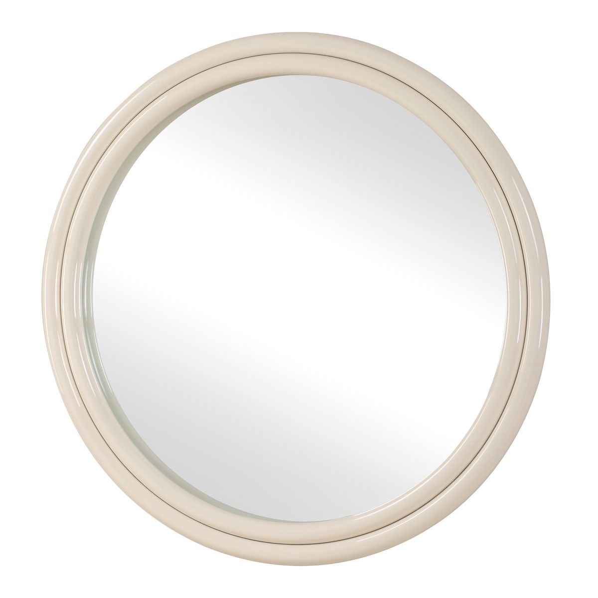 White Circle Mirror