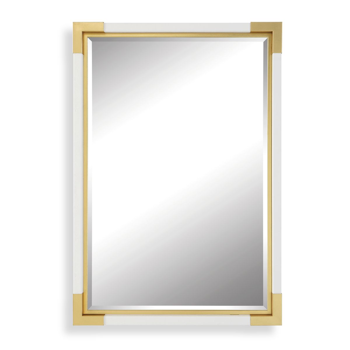 White and Gold Mirror.