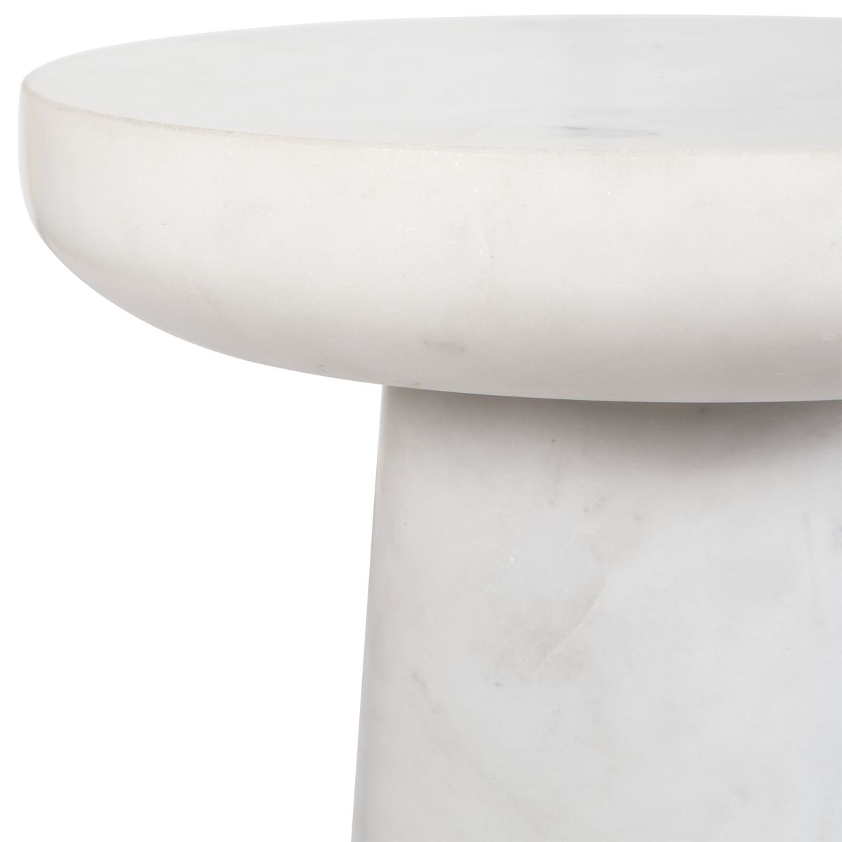 White marble table top surface.