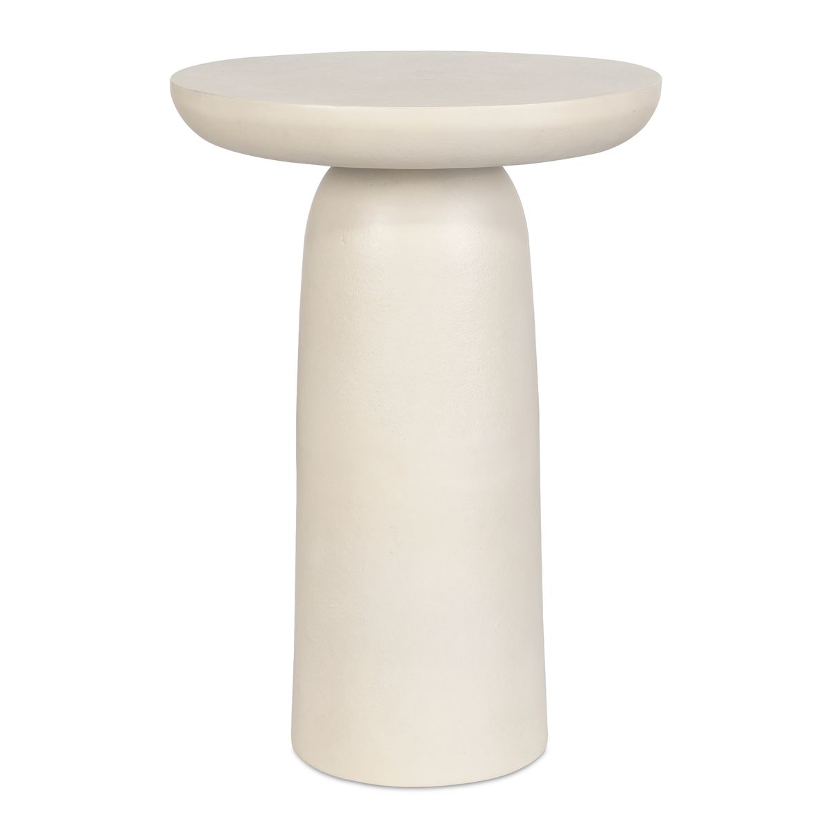 White Metal Outdoor Table.