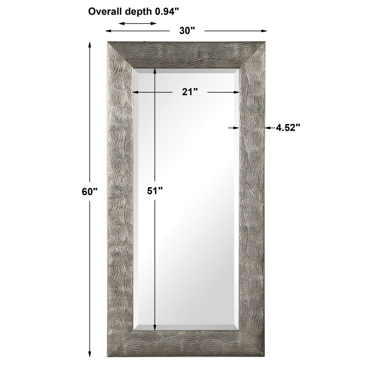 Silver Full Length Mirror