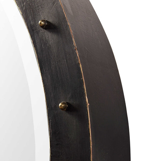 Round porthole nautical mirror.