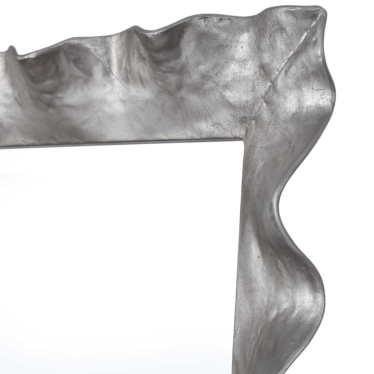 Silver Scalloped Mirror