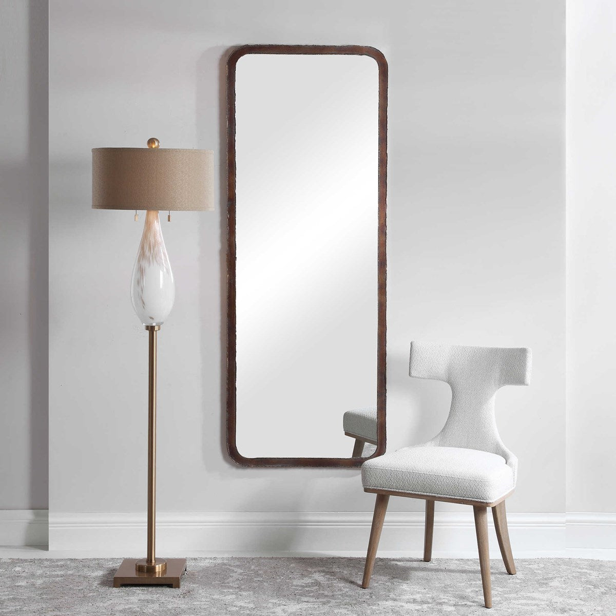 Copper Bronze Mirror for Changing