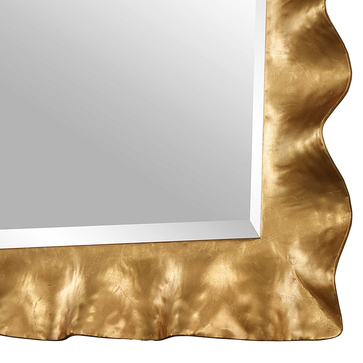 Scalloped GL rectangle mirror