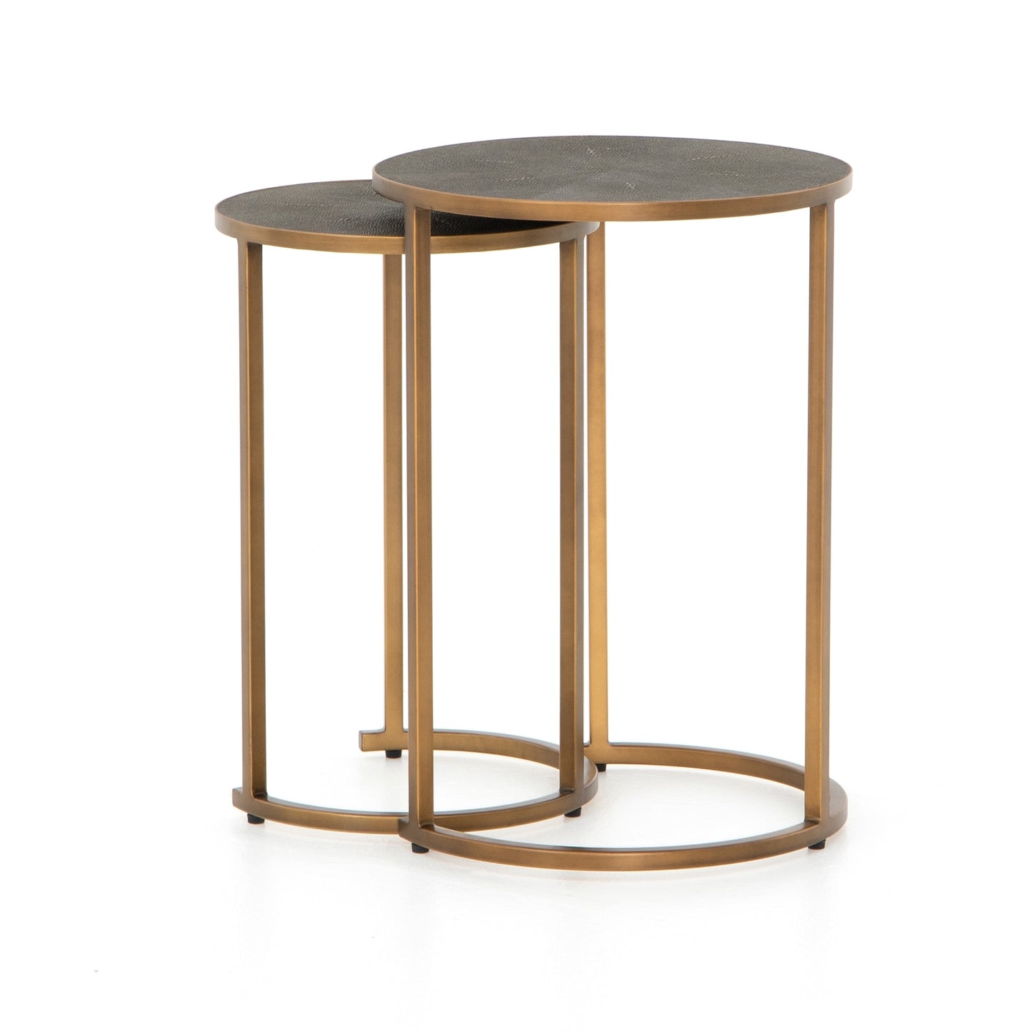 Shagreen nesting tables