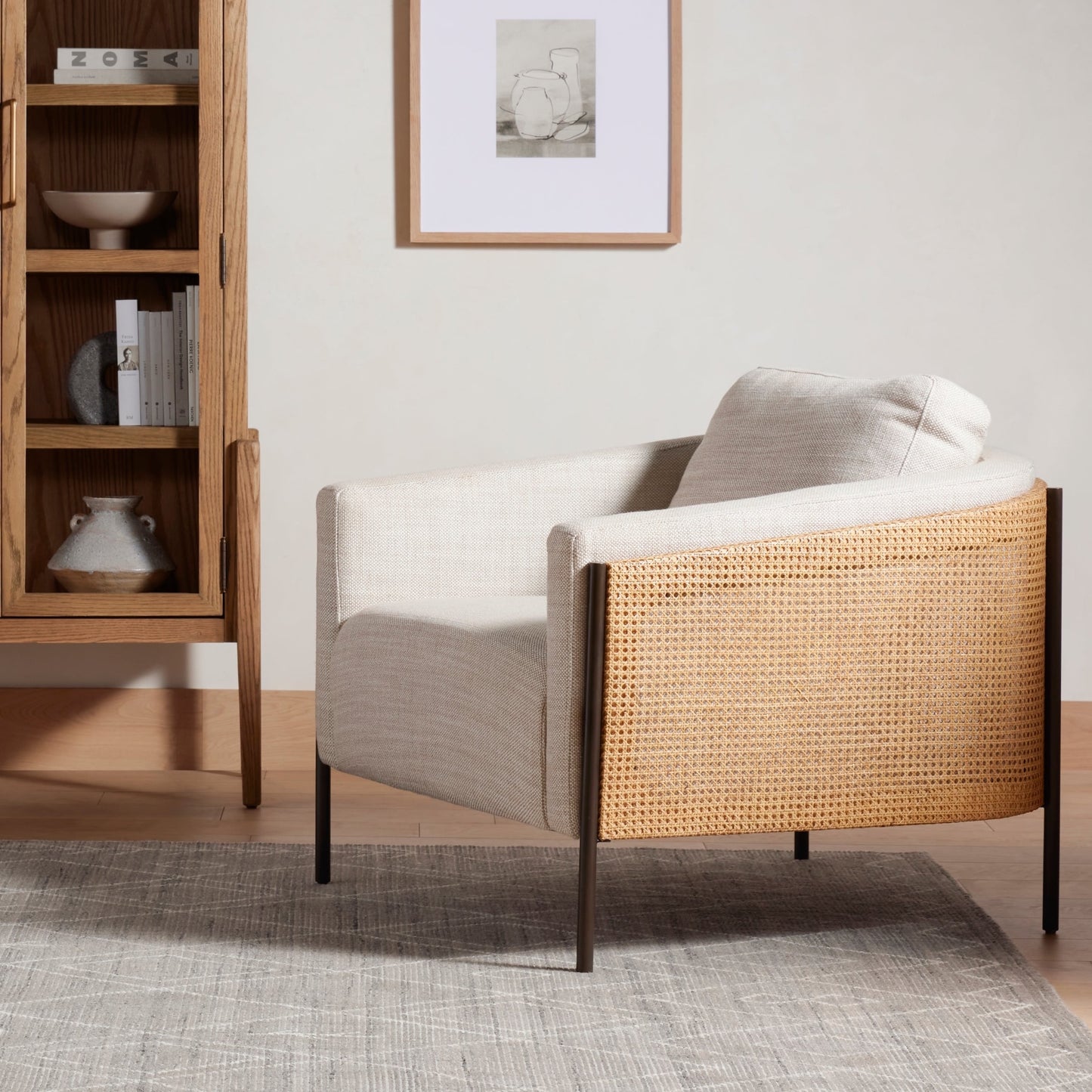 Jayda woven chair