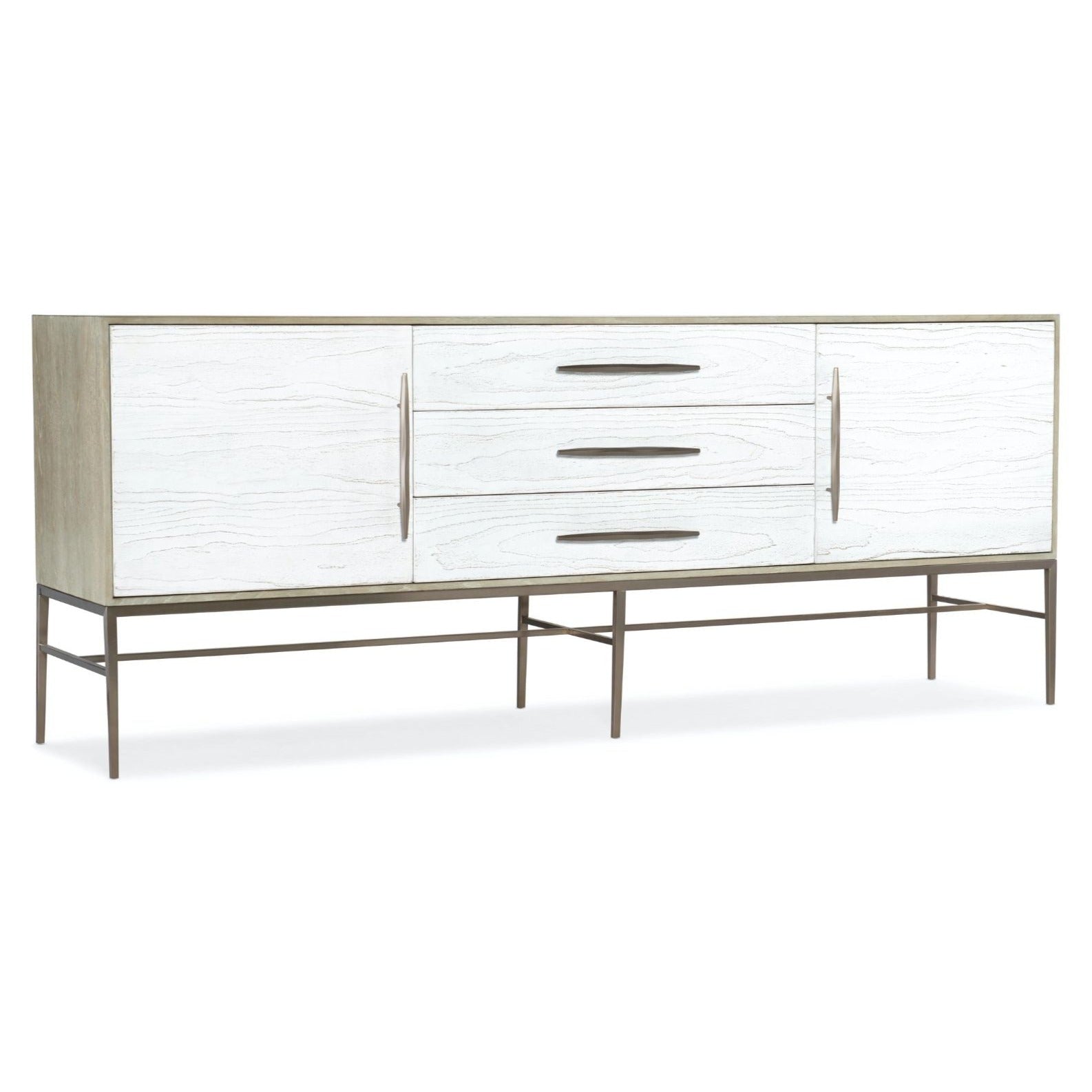 White 2dr, 3drw 80x18x32h