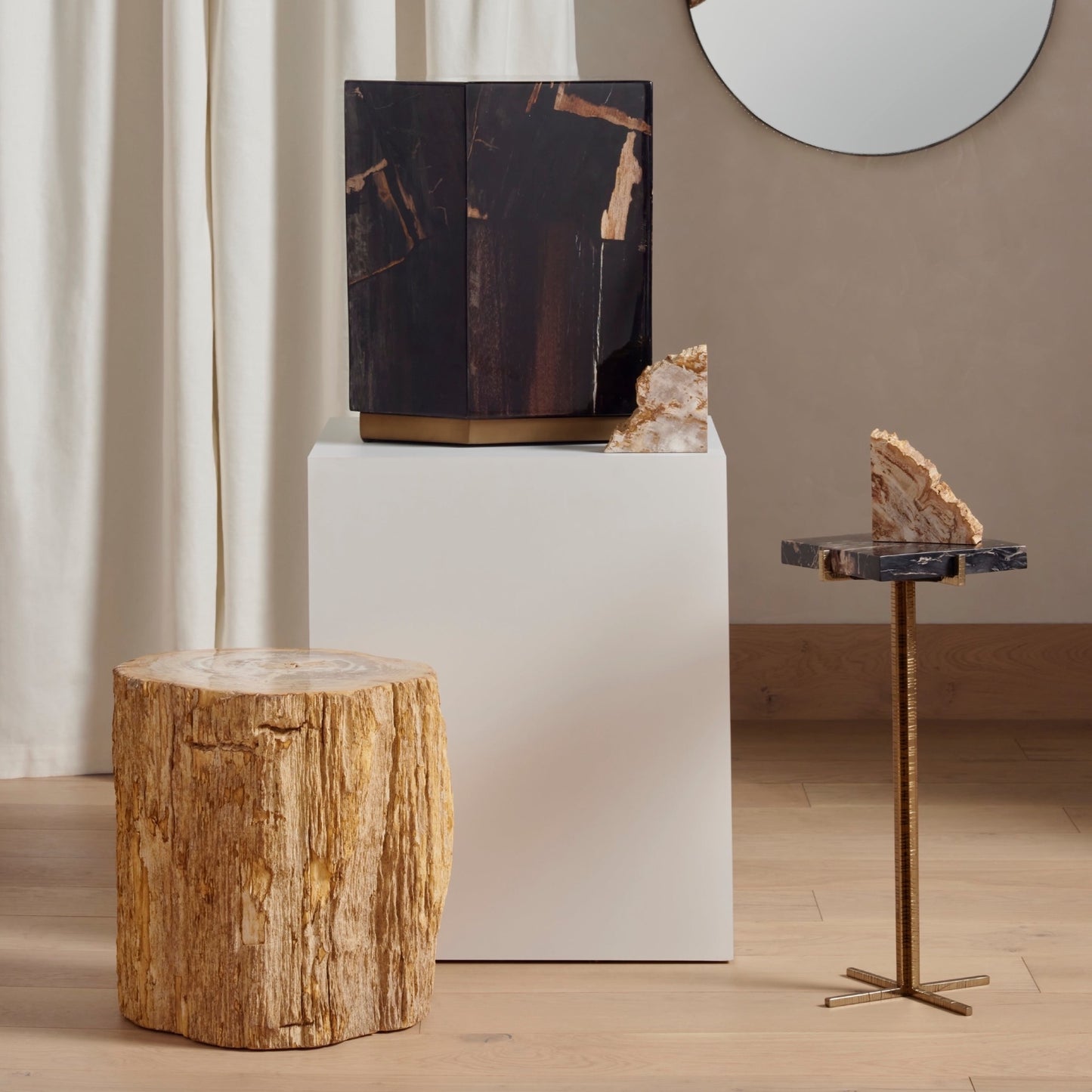 Light petrified wood