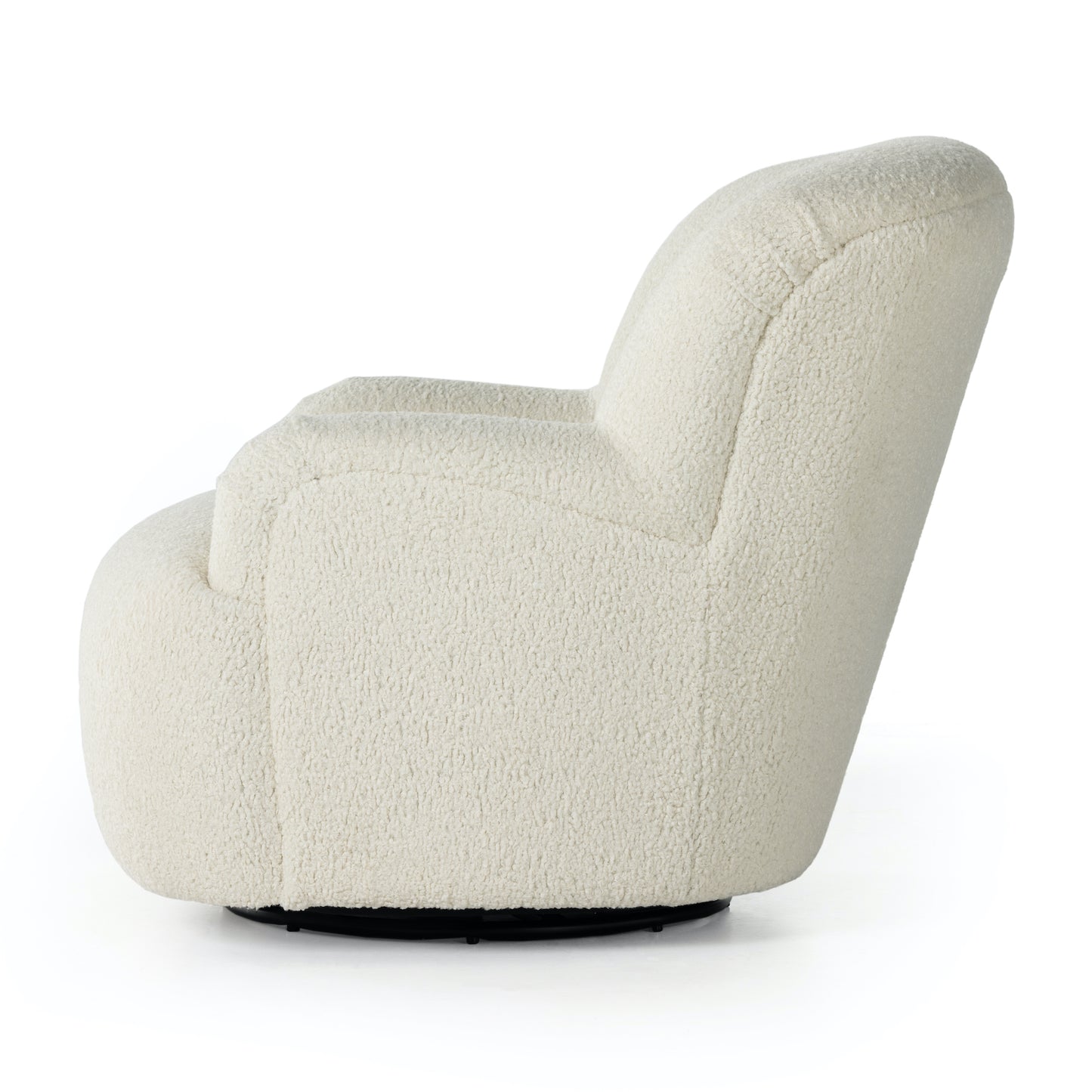 Highback sheepskin swivel