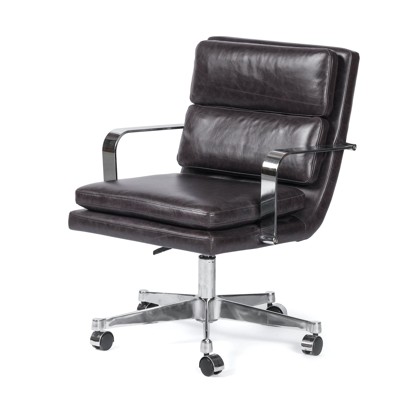 Leather & stainless steel
