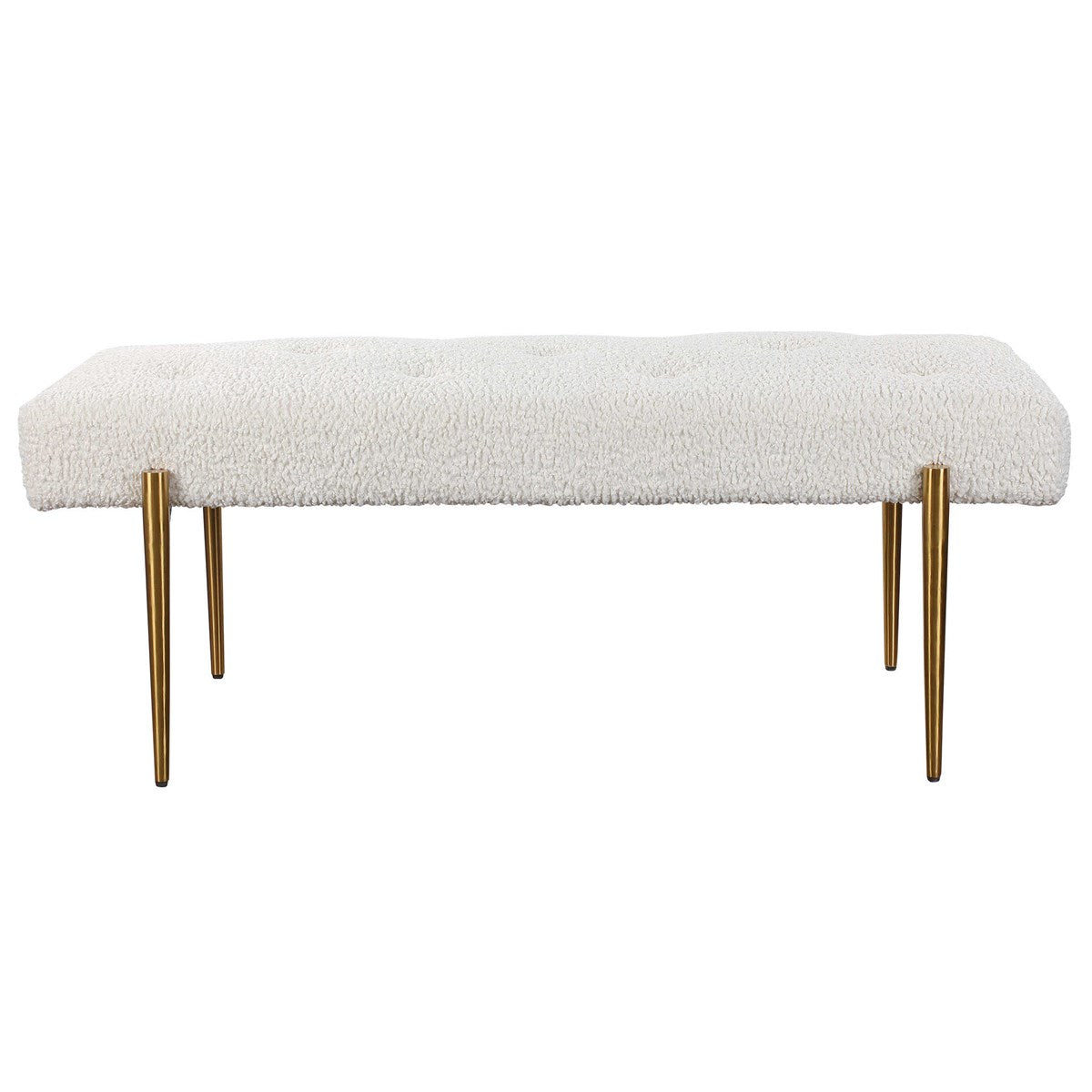 Small White Vanity Bench