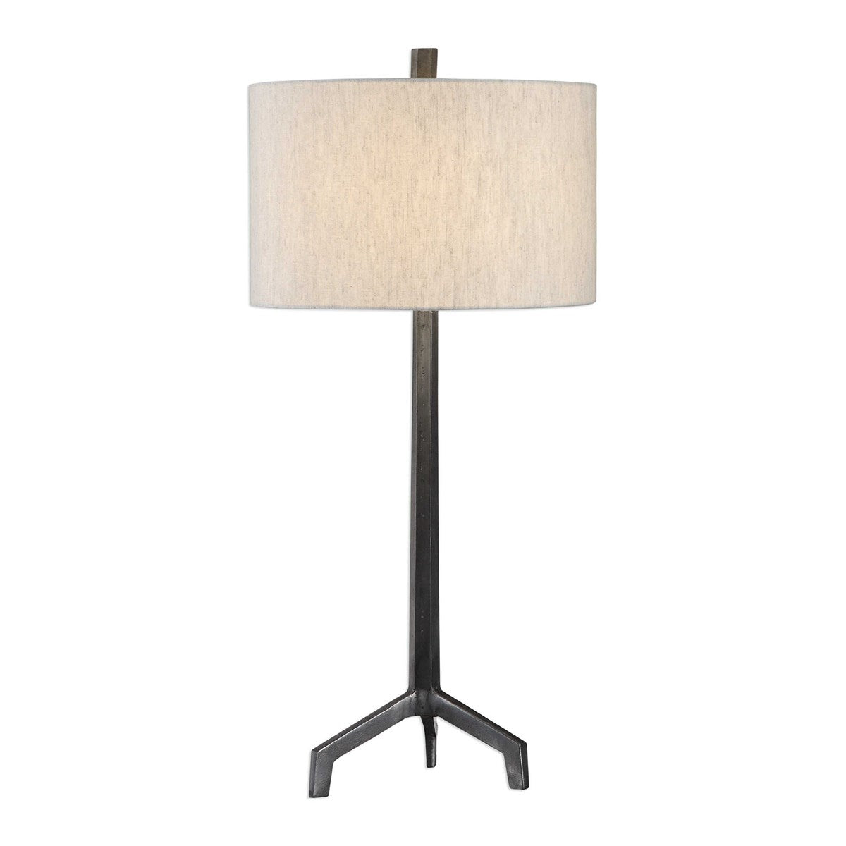 Burnished Iron Lamp