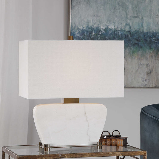 White Marble Lamp