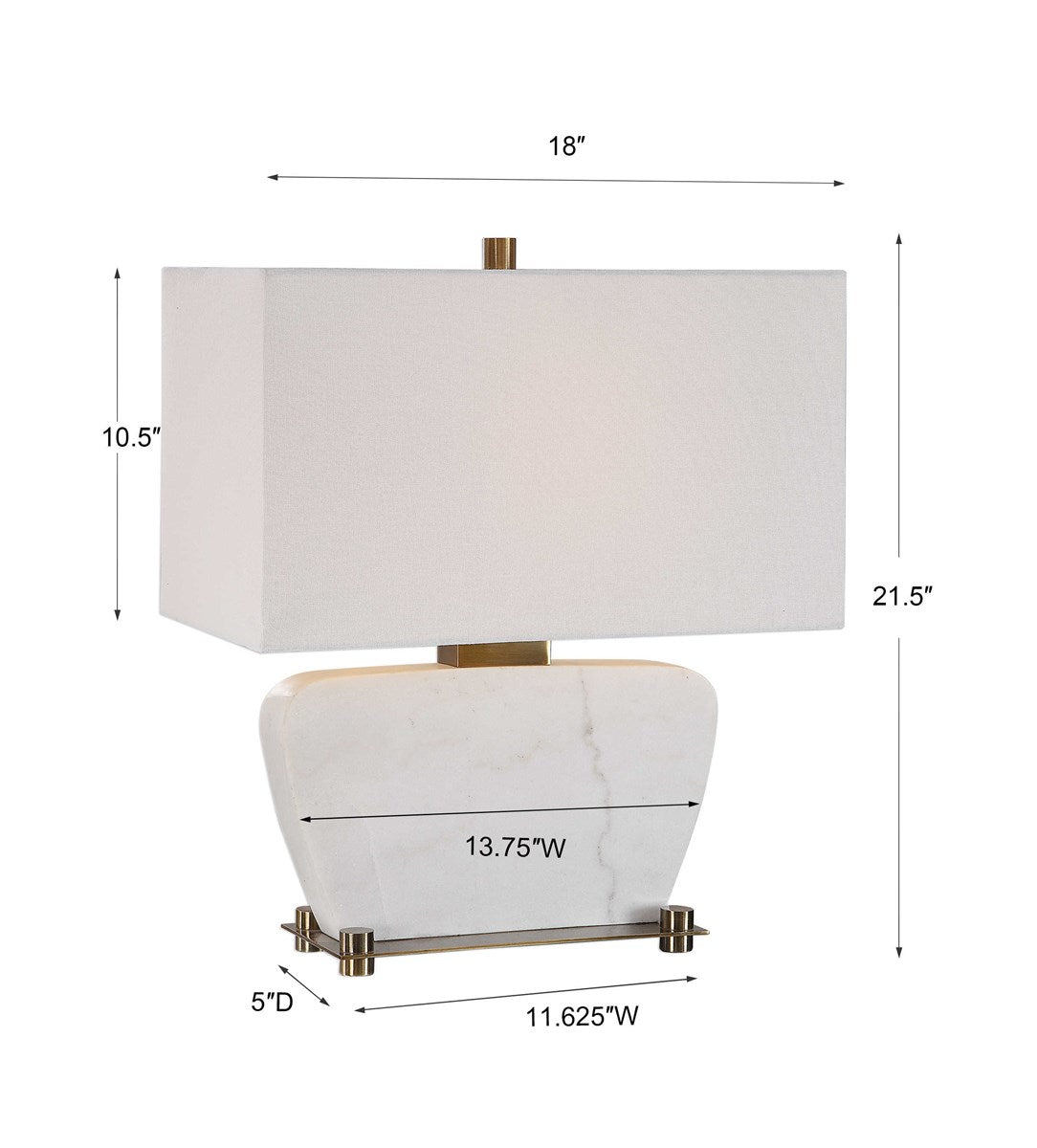 White Marble Lamp