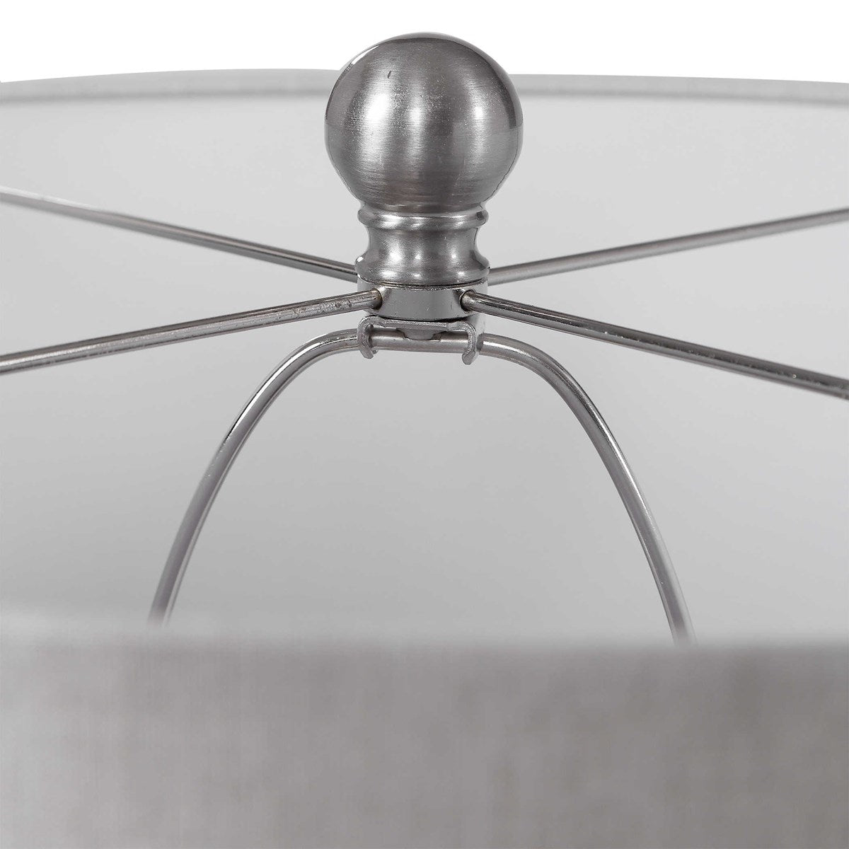 Gray Glazed Pattern Lamp