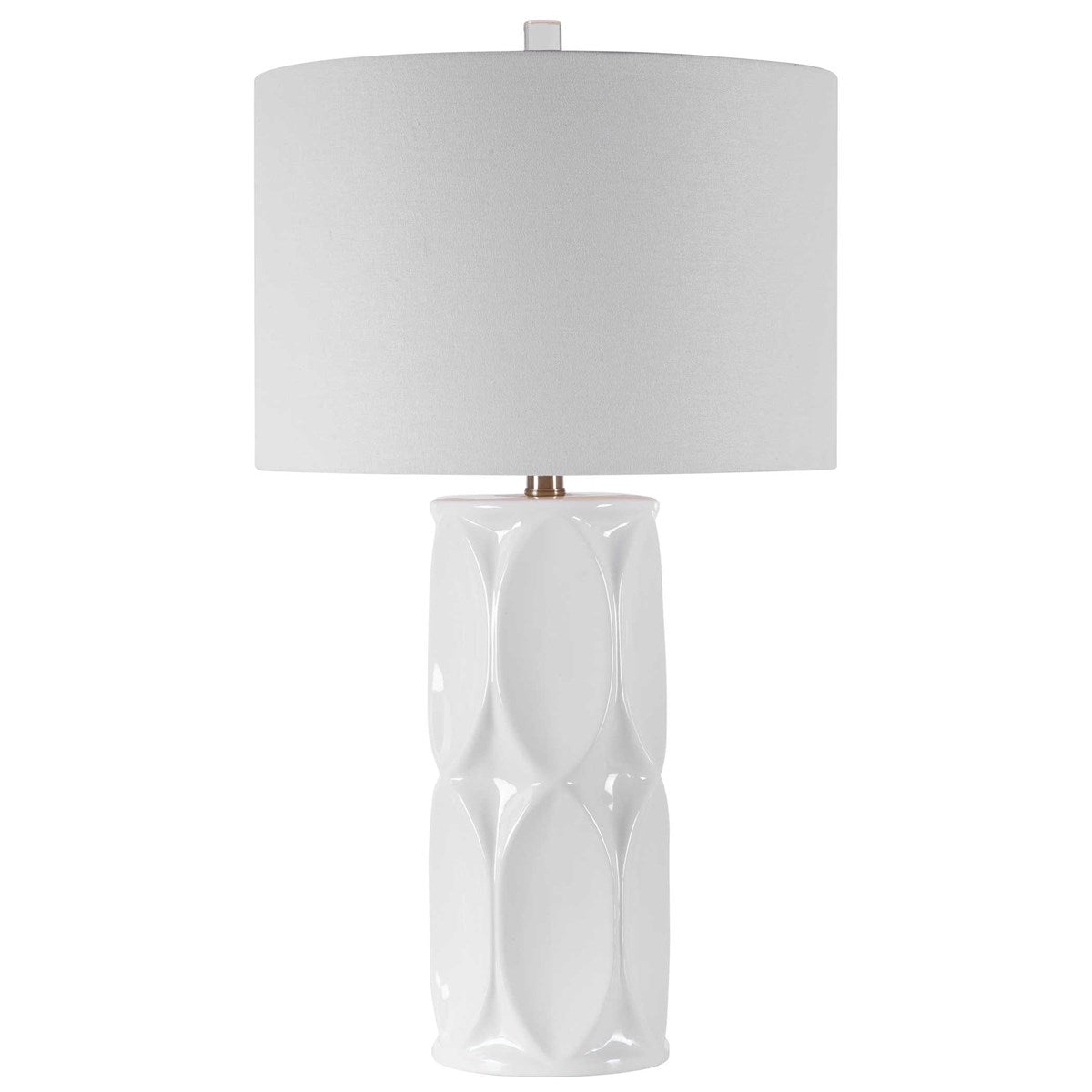 Modern White Glossy Lamp