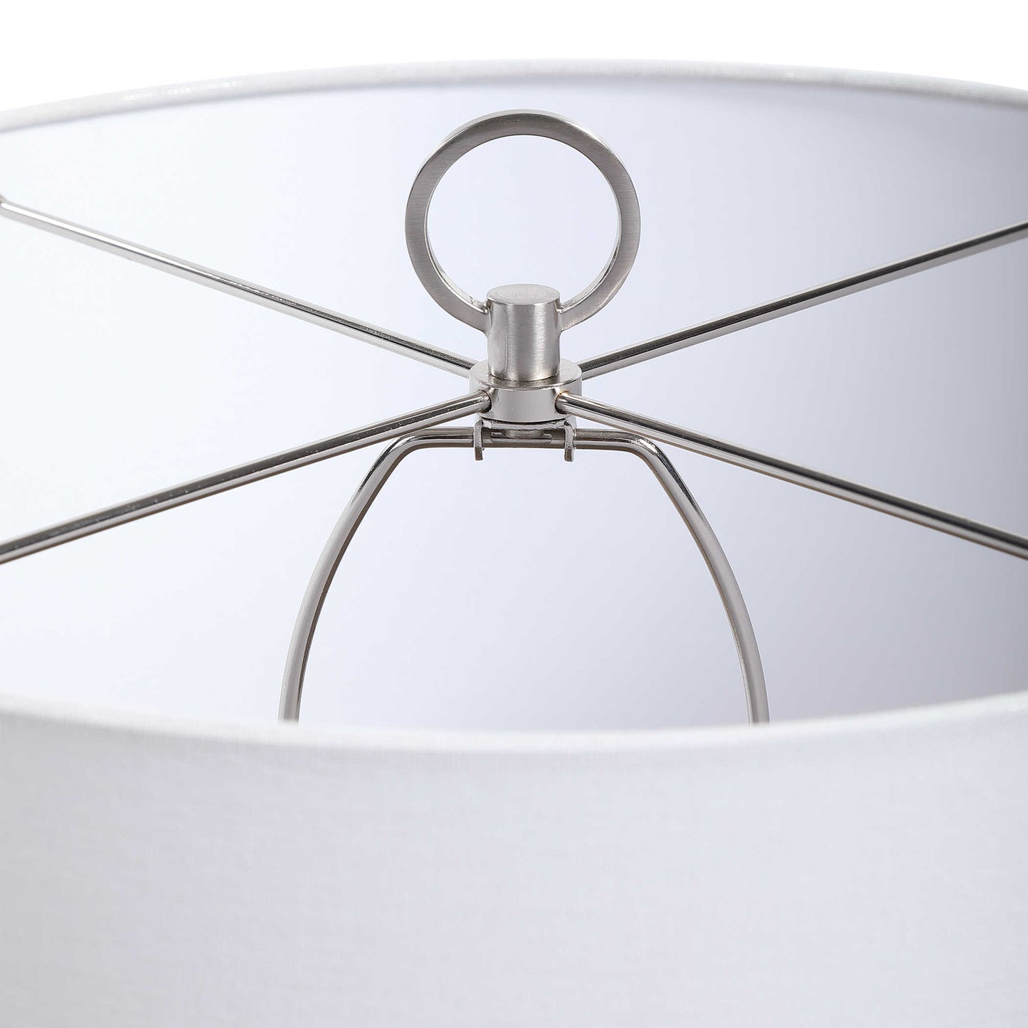 Rustic Gray Pitted Table Lamp
