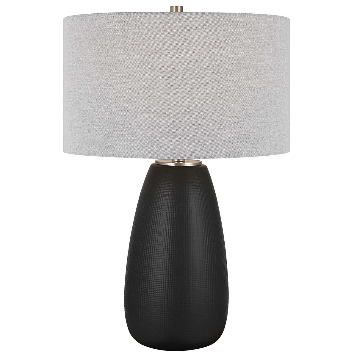 Black Textured Lamp