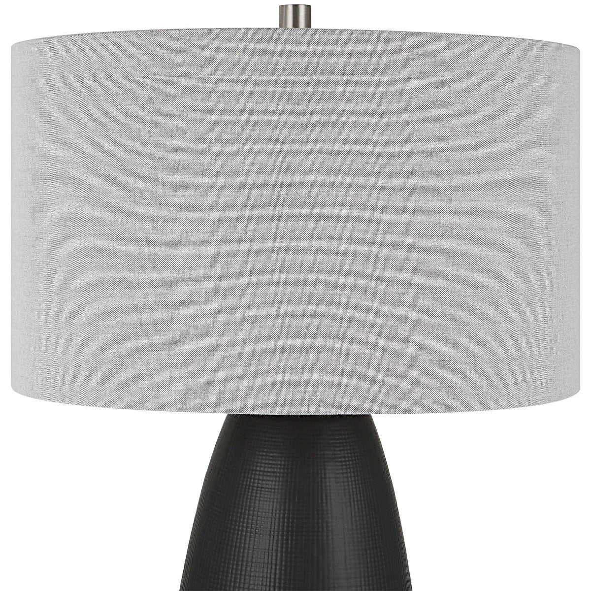 Black Textured Lamp
