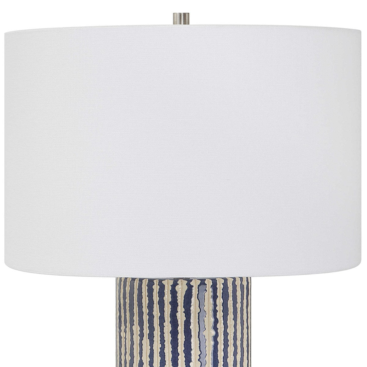 Cobalt and Ivory Stripes